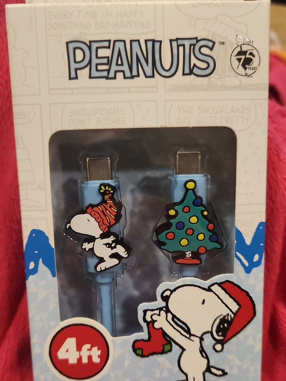 Snoopy USB-C Cable - Picture 3 of 5